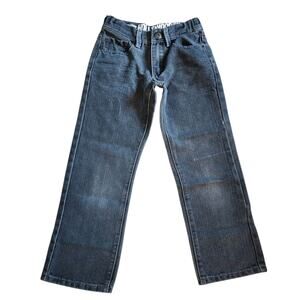 The Jean People Hollywood Boys Jeans Size 8 Black Washed Straight Leg Adjustable